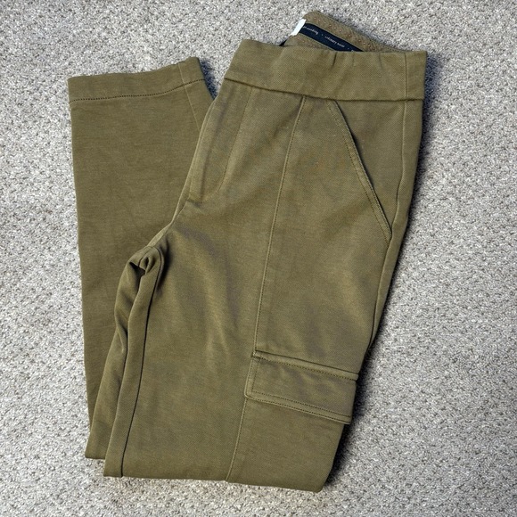 Anthropologie The Essential Slim  Womens Size 4 Moss Green Cargo Pants - Picture 1 of 8